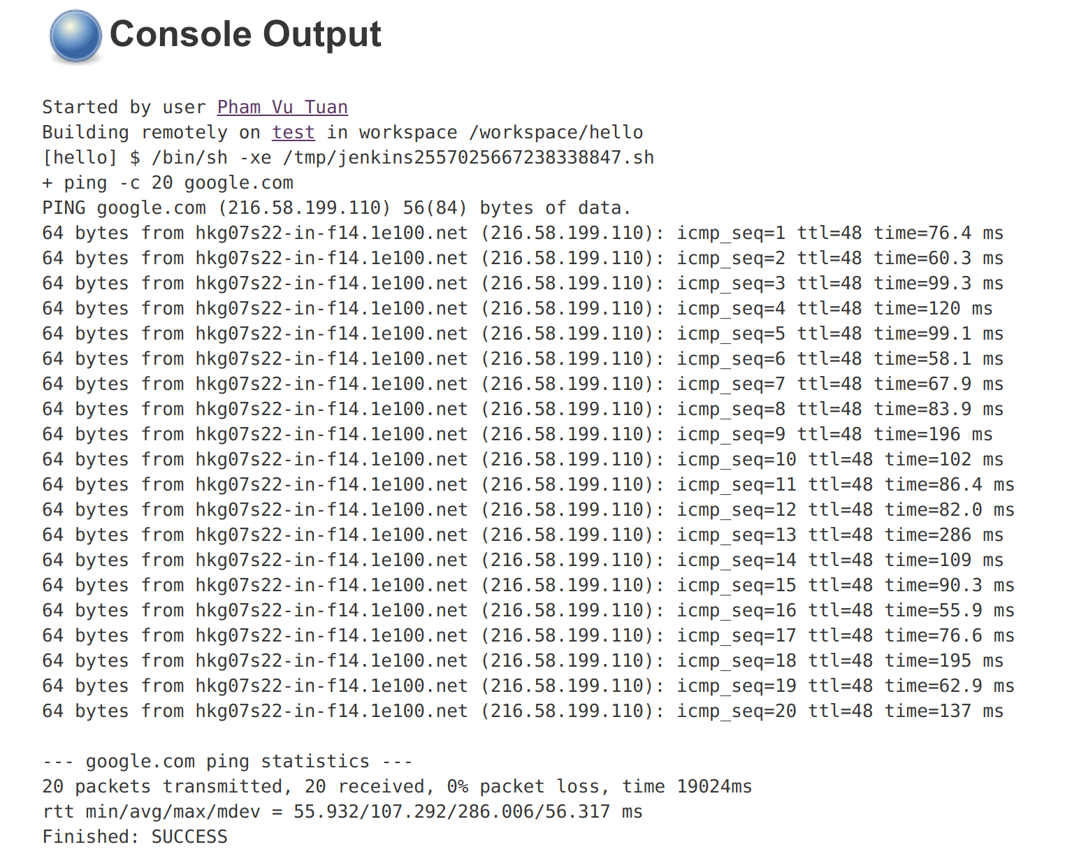 remoting kafka run job